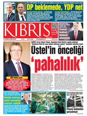 Cover of Kibris Gazetesi