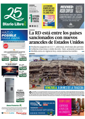 Cover of Diario Libre (Republica Dominicana)