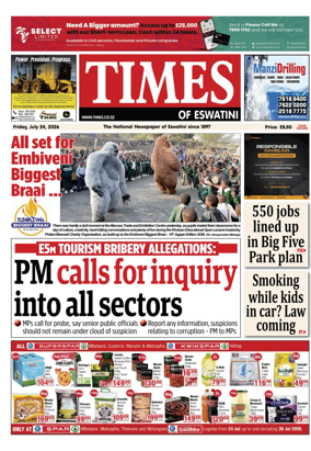 Cover of Times of Eswatini