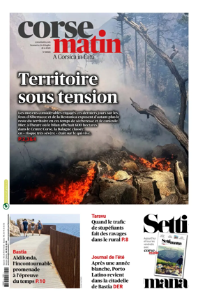 Cover of Corse Matin