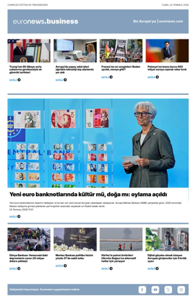 Cover of Euronews Business (Turkish) Compiled Editions