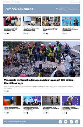 Cover of Euronews Business