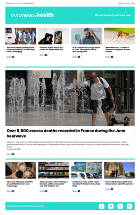 Cover of Euronews Health (English) Compiled Edition