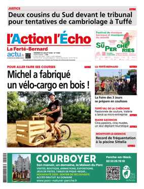 Cover of l'Action l'Echo (La Ferte-Bernard)
