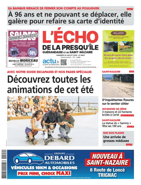 Cover of L'Echo de la Presqu'ile (SN)