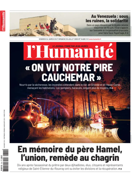 Cover of L'HUMANITE