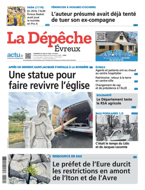 Cover of La Depeche Evreux
