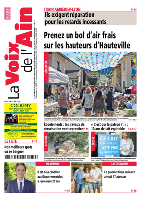 Cover of La Voix de l’Ain Amberieu en Bugey - Meximieux
