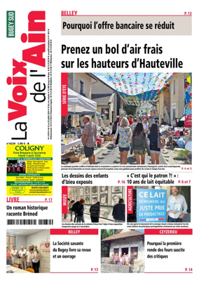 Cover of La Voix de l’Ain Belley