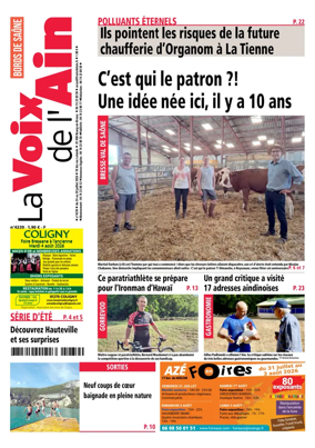 Cover of La Voix de l’Ain Bords de Saone