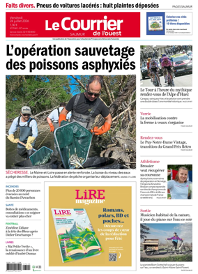 Cover of Le Courrier de l’Ouest (Saumur)