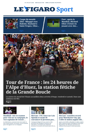 Cover of Le Figaro Sport