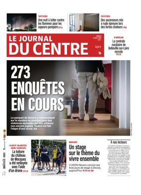 Cover of Le Journal du Centre