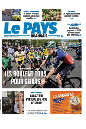 Cover of Le Pays Roannais (Roanne)