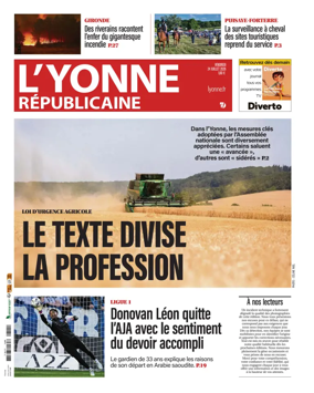 Cover of L'Yonne Republicaine