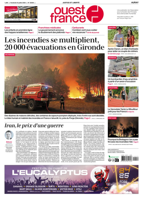 Cover of Ouest France (Auray)