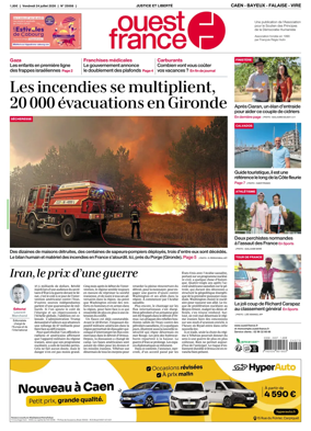 Cover of Ouest France (Caen - Bayeux - Falaise - Vire)