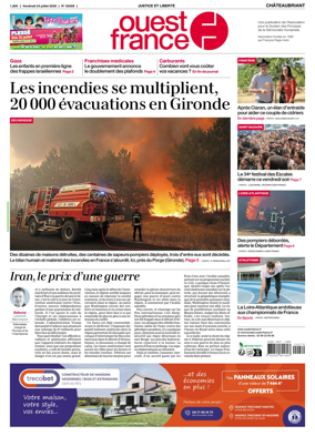 Cover of Ouest France (Chateaubriant)
