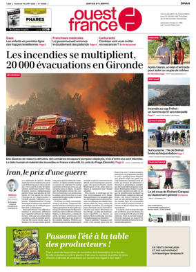 Cover of Ouest France (Dinan)