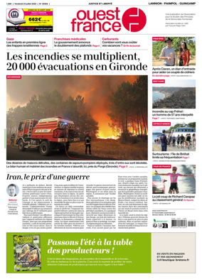 Cover of Ouest-France (Lannion / Paimpol / Guingamp)