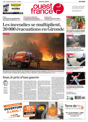 Cover of Ouest France (Mayenne)