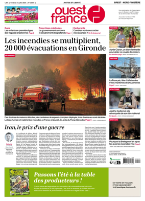 Cover of Ouest France (Nord-Finistere)