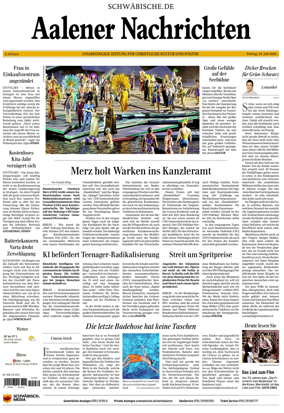 Cover of Aalener Nachrichten