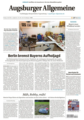 Cover of Augsburger Allgemeine (Ausgabe Stadt)