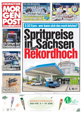 Cover of Chemnitzer Morgenpost