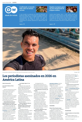 Cover of Deutsche Welle (Spanish edition)