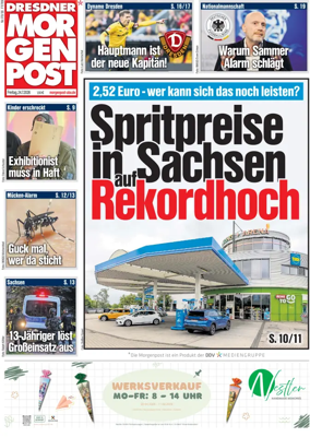 Cover of Dresdner Morgenpost
