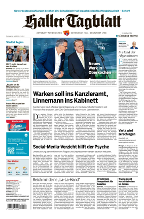 Cover of Haller Tagblatt