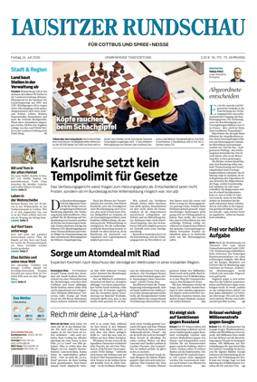 Cover of Lausitzer Rundschau