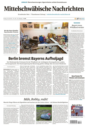 Cover of Mittelschwaebische Nachrichten