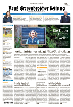 Cover of Neuss-Grevenbroicher Zeitung Neuss