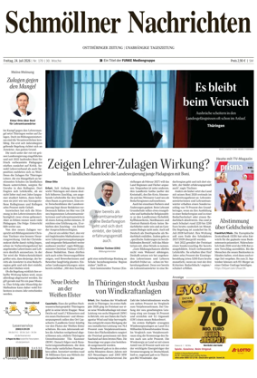 Cover of Ostthuringer Zeitung (Schmolln)