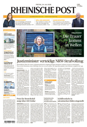 Cover of Rheinische Post - Monchengladbach and Korschenbroich