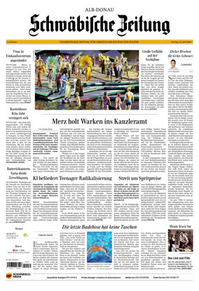Cover of Schwabische Zeitung (Alb-Donau)