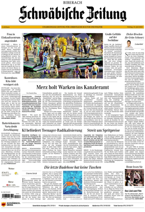 Cover of Schwabische Zeitung (Biberach)