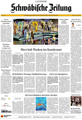 Cover of Schwabische Zeitung (Laupheim)