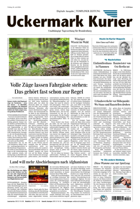 Cover of Templiner Zeitung