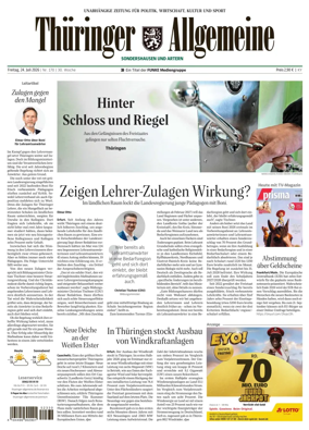 Cover of Thuringer Allgemeine (Sonderhausen und Artern)