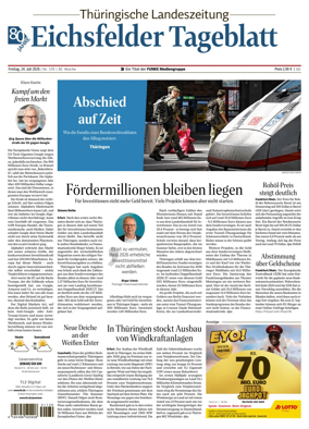 Cover of Thuringische Landeszeitung (Eichsfeld)