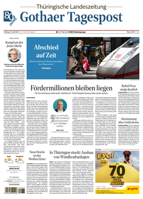 Cover of Thuringische Landeszeitung (Gotha)