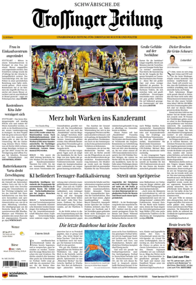 Cover of Trossinger Zeitung