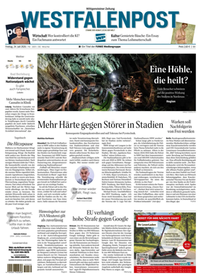 Cover of Westfalenpost (Bad Berleburg Wittgenstein)