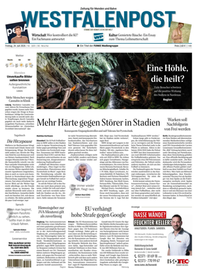 Cover of Westfalenpost (Menden)