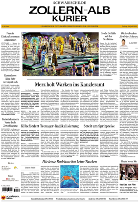 Cover of Zollern-Alb-Kurier (Balingen)