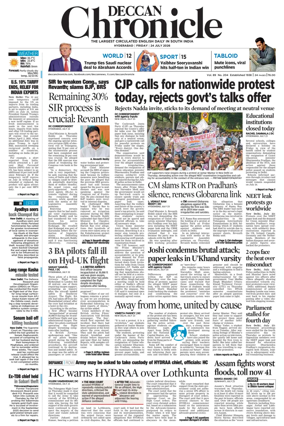Cover of Deccan Chronicle