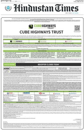 Cover of Hindustan Times (Chandigarh)